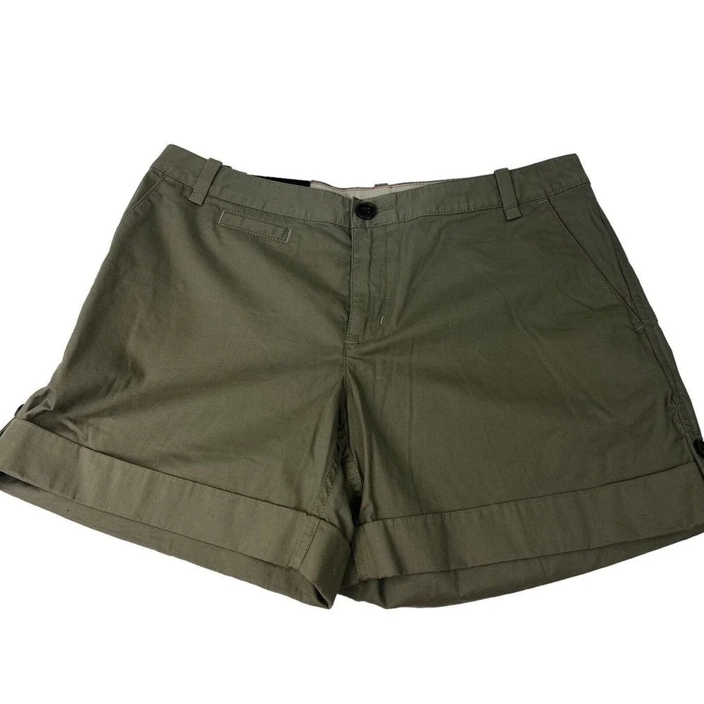 Banana Republic Olive Green Ryan Fit Shorts Size 6